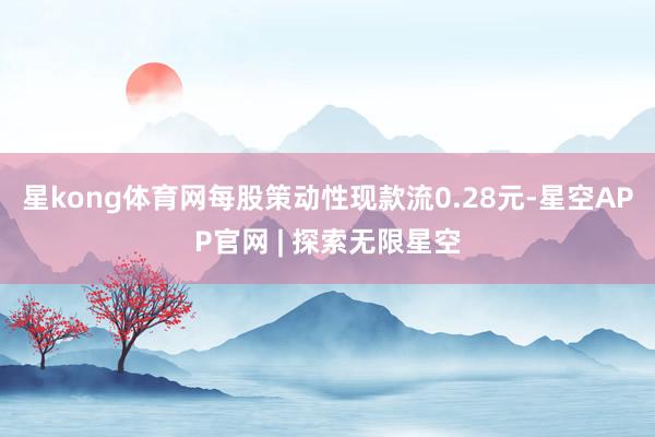 星kong体育网每股策动性现款流0.28元-星空APP官网 | 探索无限星空